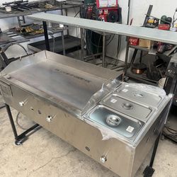 Plancha De 36” Con Vaporera