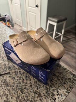 Birkenstock Boston Suede Clogs - Brand New In Box