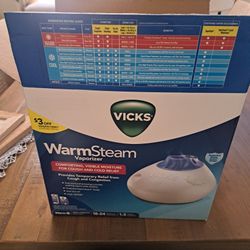 vicks Warm steam