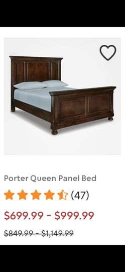 Porter panel queen bed frame
