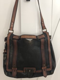 Fossil leather bag