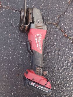 Milwaukee M18 angle grinder