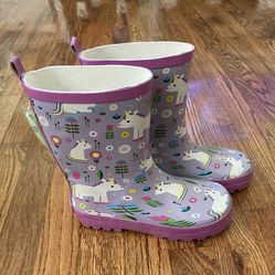 Kid Made Modern Unicorn Rain Boots 9/10