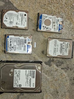 Internal 2.5 inch laptop hard disc drives