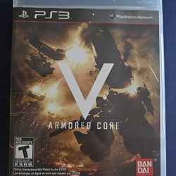 Armored Core V Sony PlayStation 3 PS3 Bandai Game CIB Complete With Manual