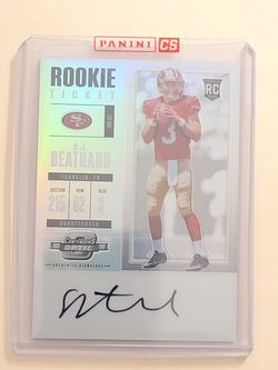 C.J. Beathard 2017 Panini Cobtenders Rookie Autographed Card