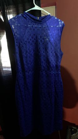 Blue dress