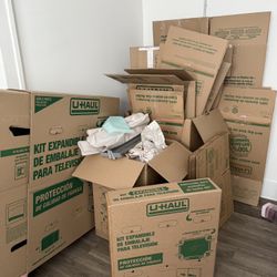 Moving boxes & Supplies
