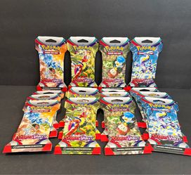 Scarlet and violet base set sleeved  packs