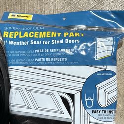 2 - 9’ Garage Door Bottom Seals