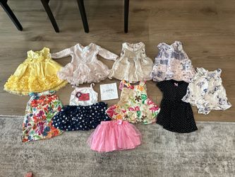 6 Month Baby Girl Dresses And One Tutu