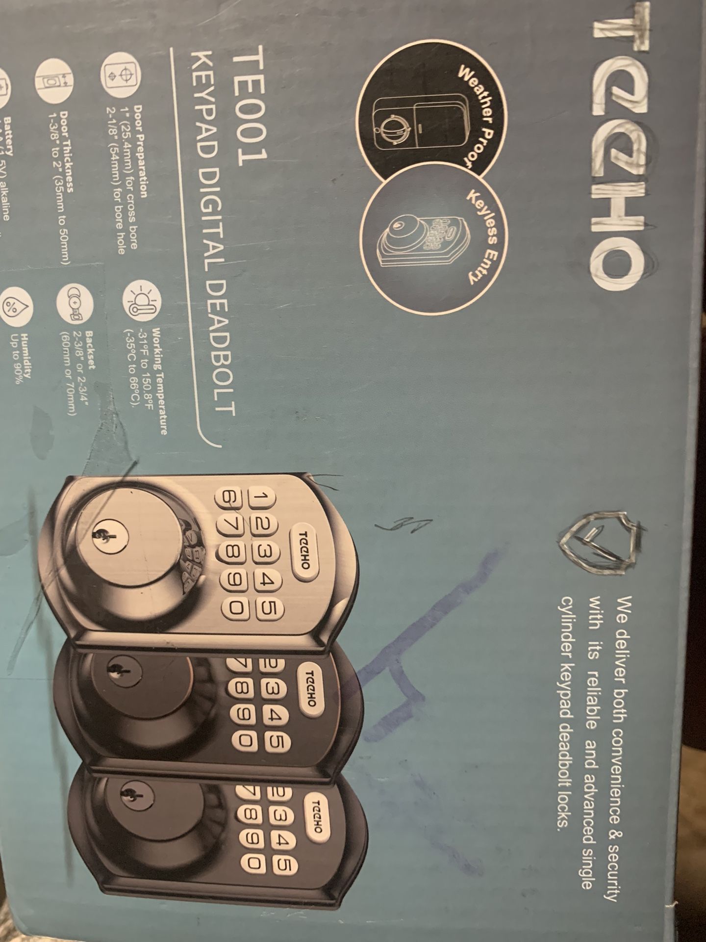 Digital deadbolt lock