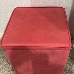 Red Ottoman