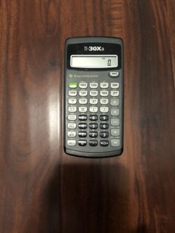 Statistic TI-30XA Calculator