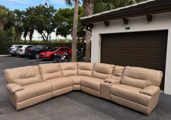 🛋️ Sectional Couch/Sofa - Recliners - Leather - Delivery Available 🚛