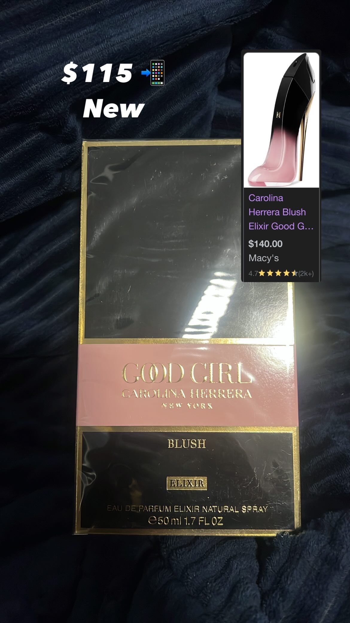 Carolina Herrera Blush Elixer 1.7OZ