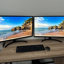 LG 32” Monitors & HP Pavilion Desktop