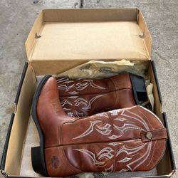 Harley Davidson Western Cowboy Boots Mens Size 10