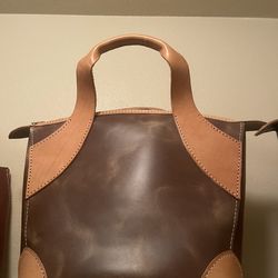 Artistically Inspired luxurious Beautiful Leather Ladies Purse / Hand Bag
