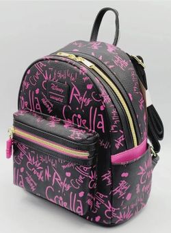 Loungefly Disney Villains Cruella Graffiti Mini Backpack EE  display picture 1