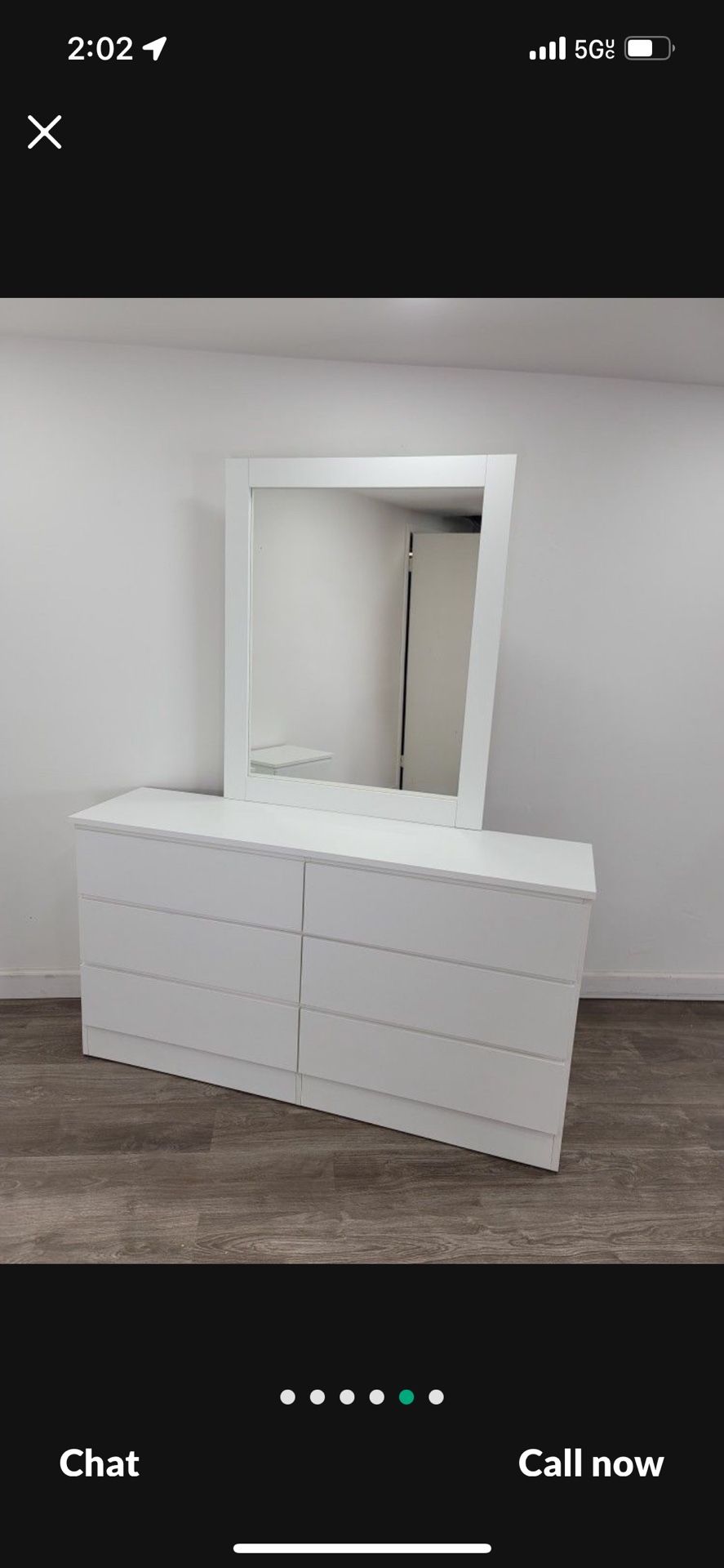 Dresser And Mirror White New 📲🌸