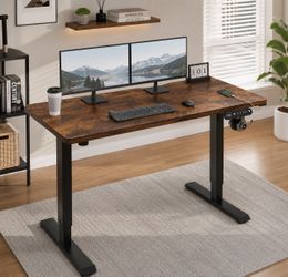 47” Electric Height Adjustable Standing Desk – $70
