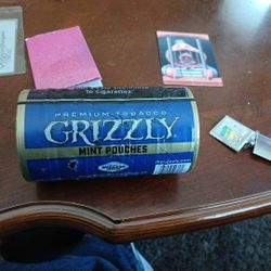 Grizzly Mint Pouches Brand New 5 Cans