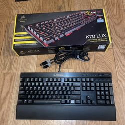 K70 Lux Mechanical Keyboard Practically New 