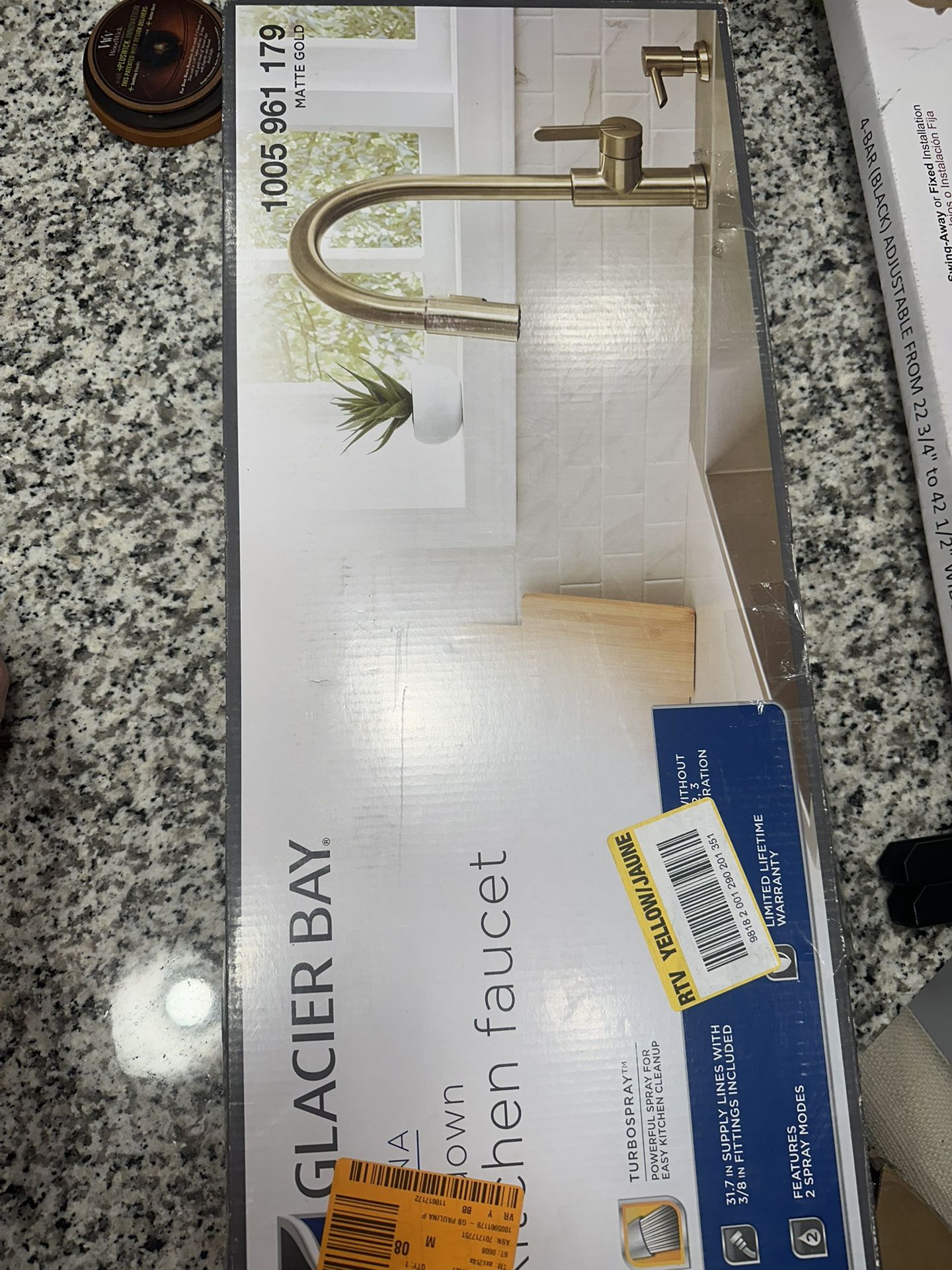 Glacier Bay Pull Down Kitchen Faucet