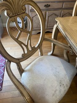 Dining room table and china cabinet