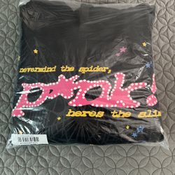 BRAND NEW Sp5der P*NK Hoodie, Size Small 
