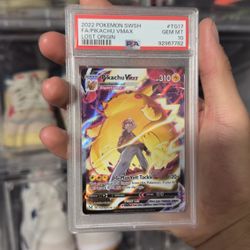Pokemon Pikachu Vmax PSA 10