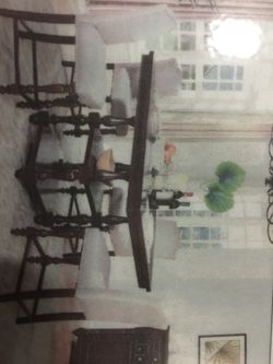 Table and chair