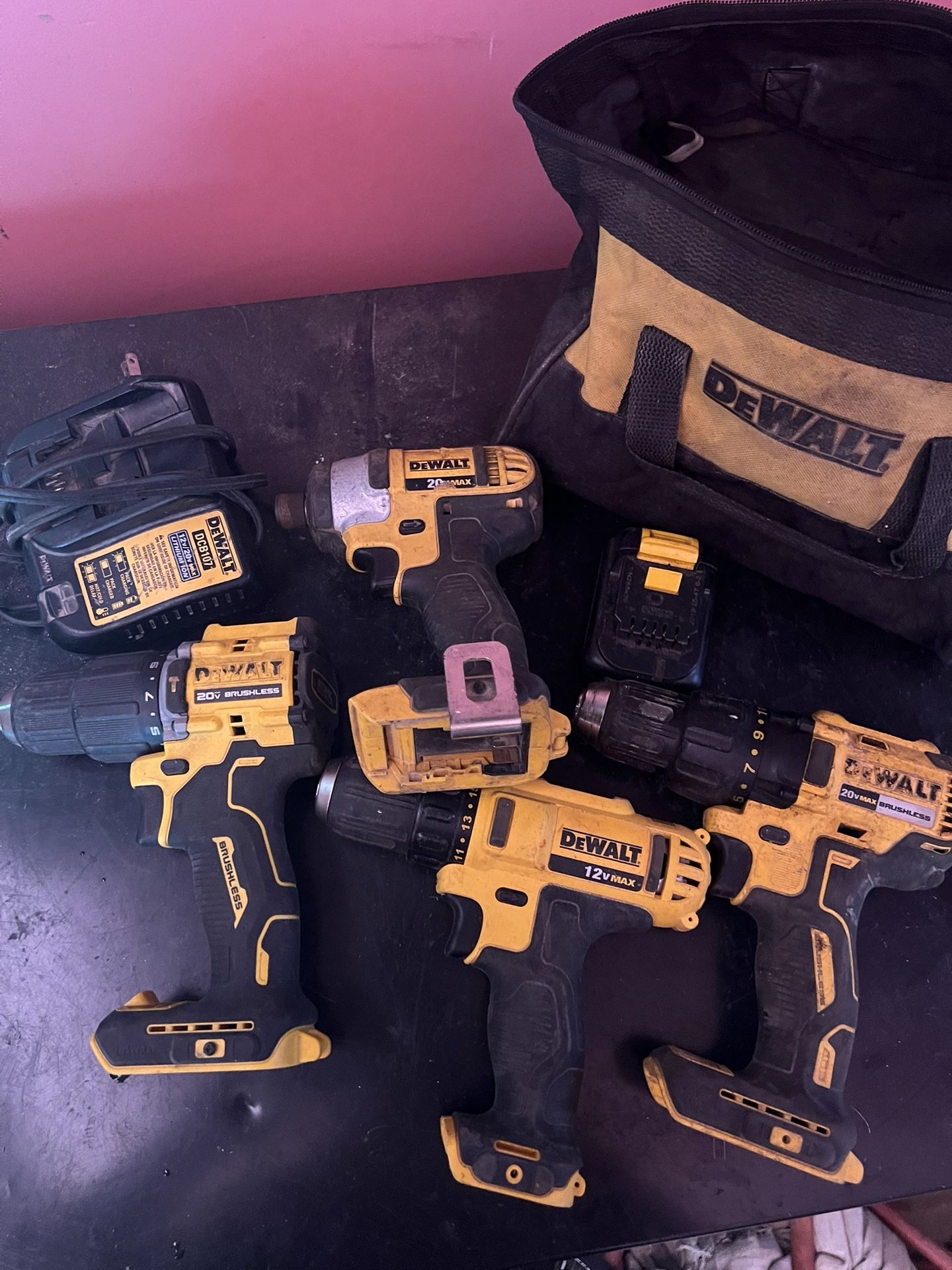 Dewalt Drill Set Of 4