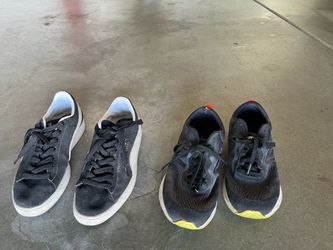 Two Pairs of Used Men's Sneakers