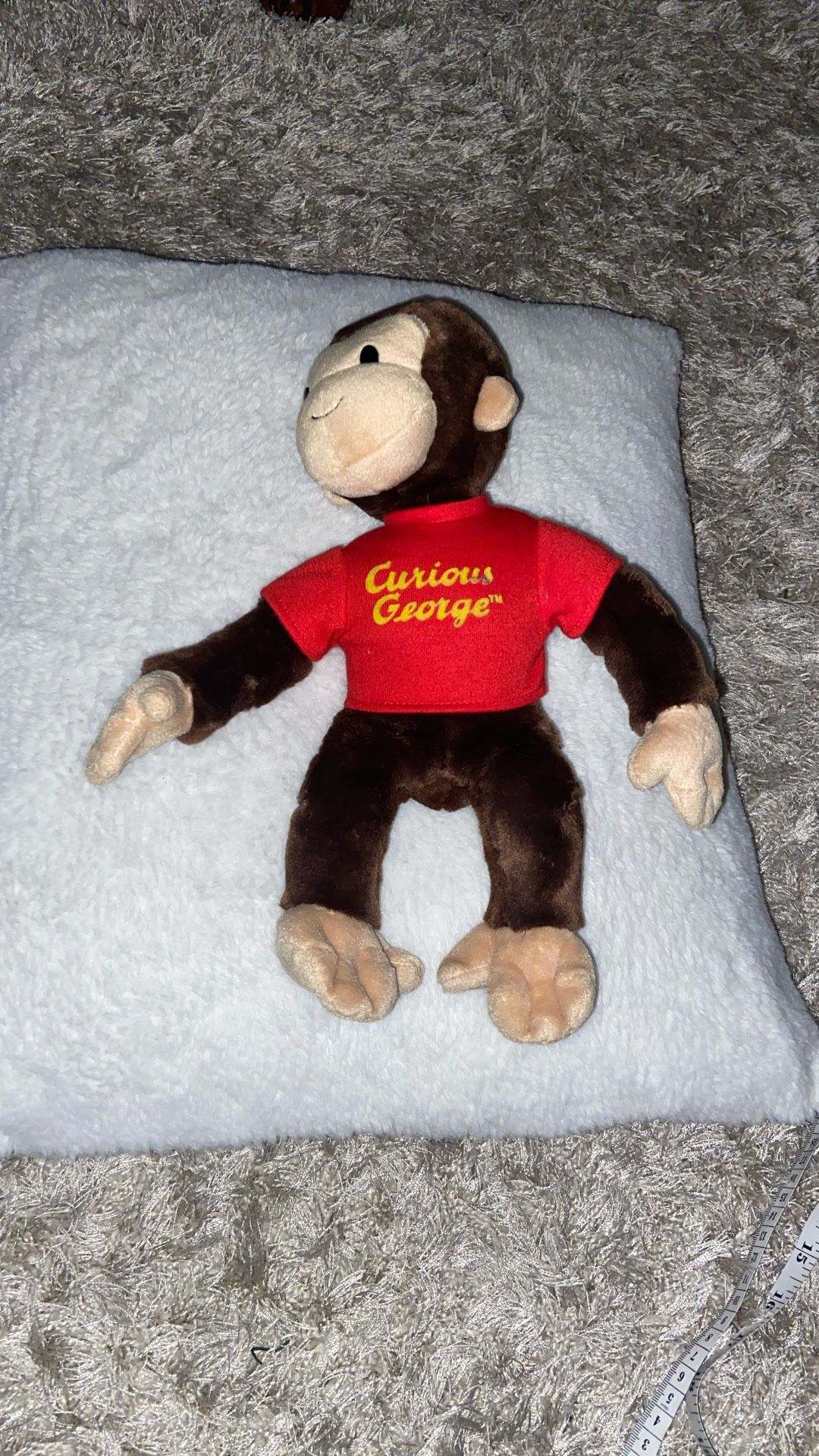 Curious George Stuffed Animal 12”