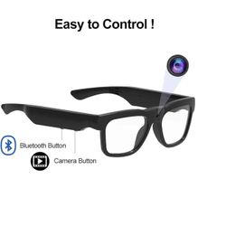 Smart Glasses with Bluetooth and Camera —brand new