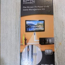 Epic Connect TV Power & AV Cable Management Kit 