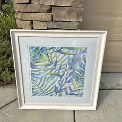 Framed Flower Painting