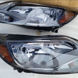 12-14 Ford Focus Headlights Luces Calaveras Micas Faros Focos Faroles Headlamps 