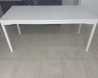 White wood table Dining /conference