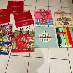 Marshall Fields Collectible Christmas Shopping Bags