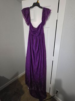 Purple Maternity Photoshoot Dress