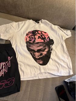 HELLSTAR SHIRT AND SHORTS SIZE XL