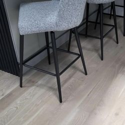 Grey Bar Stools 