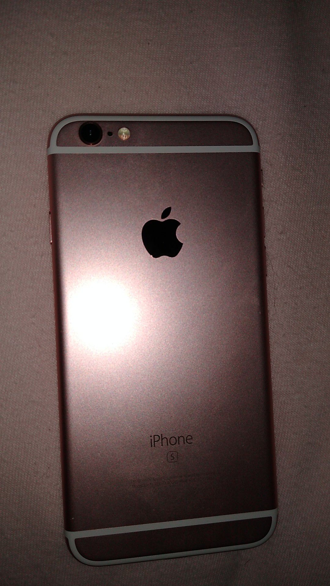 Rose gold iPhone 6S