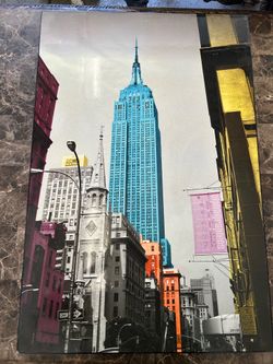 NYC Pop Art Wall Decor – Empire State Building