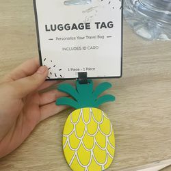 Pineapple Luggage Tag 