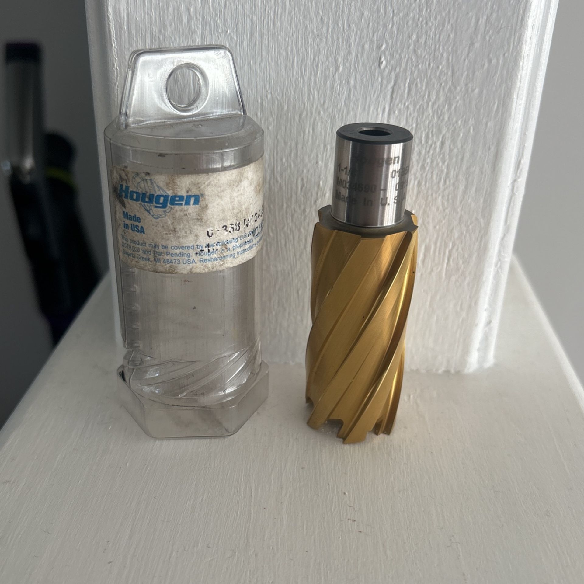 Hougen 1 1/8" X 2" Rotabroach "12,000-Series" TiN Coated M42 High Speed Steel Annular Cutter