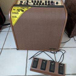 TC-Helicon Harmony V100 – 100-Watt Acoustic Guitar Amplifier with Vocal Processing